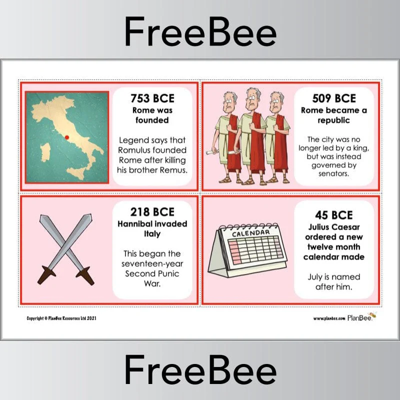 Roman Timeline KS2 Resources - Image 4