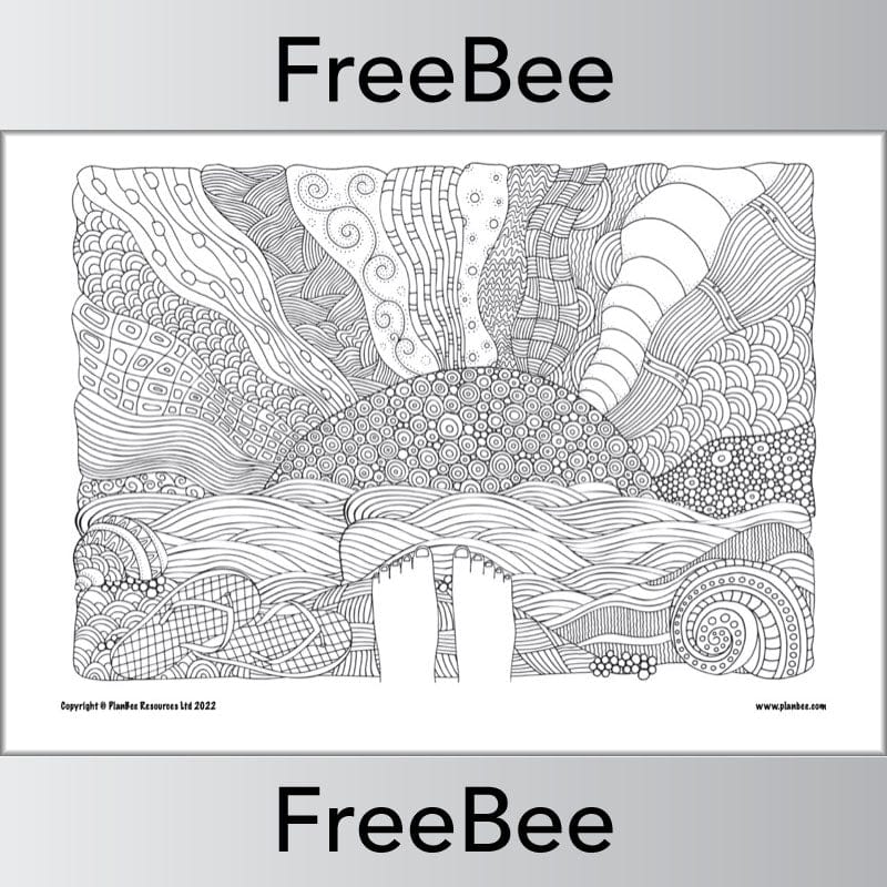 Seaside Colouring Pages - Image 8
