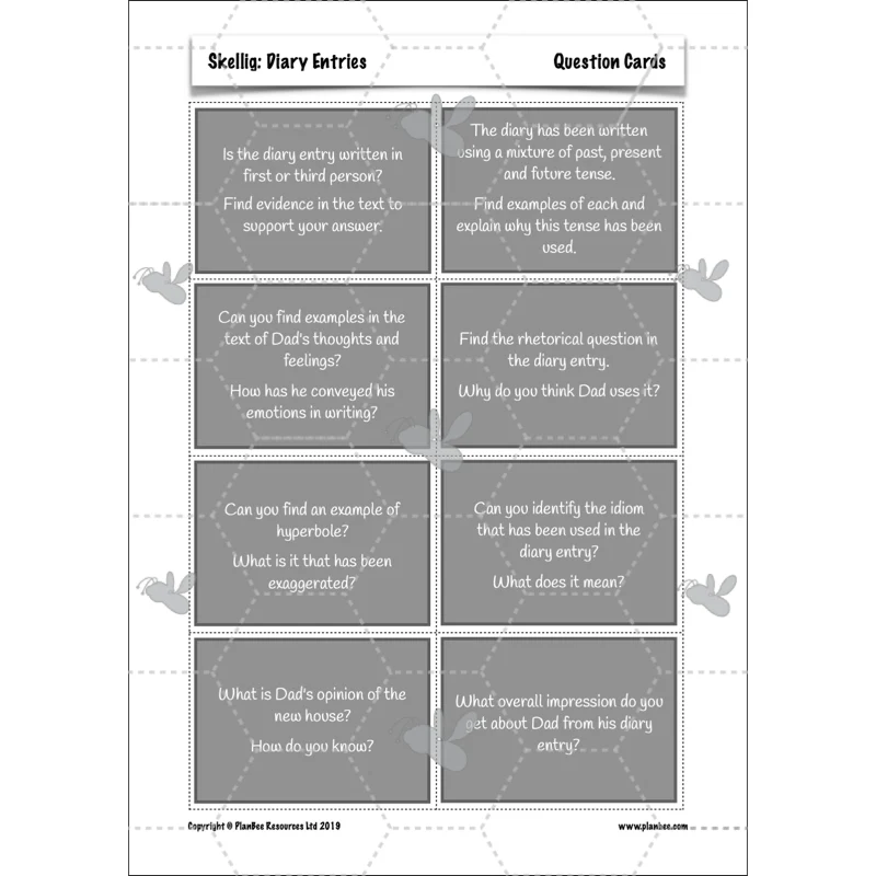 Skellig: Diary Entries - Image 23