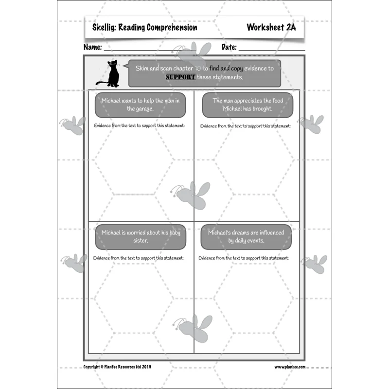 Skellig: Reading Comprehension - Image 39