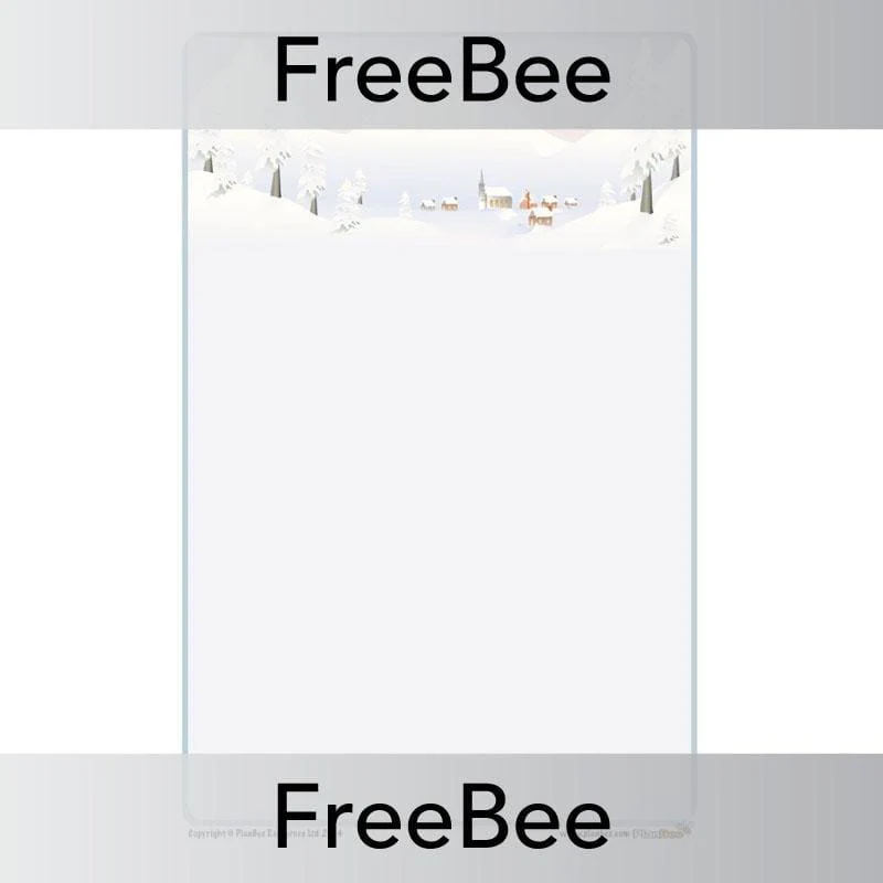 Snowy Mountain Writing Frame - Image 2