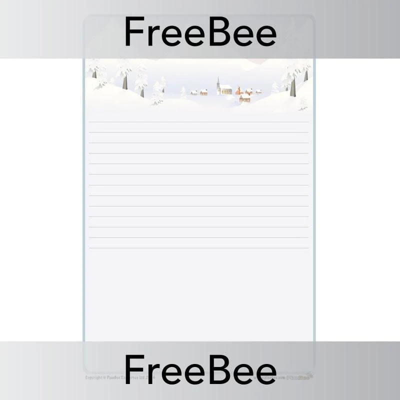 Snowy Mountain Writing Frame - Image 3