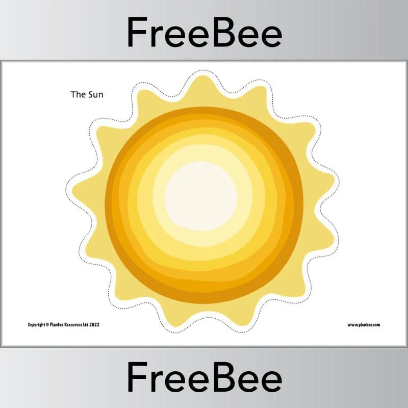Solar System Mobile Template - Image 2