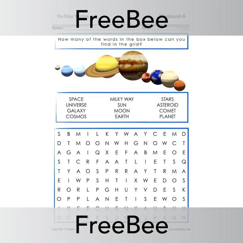 Solar System Word Search - Image 3