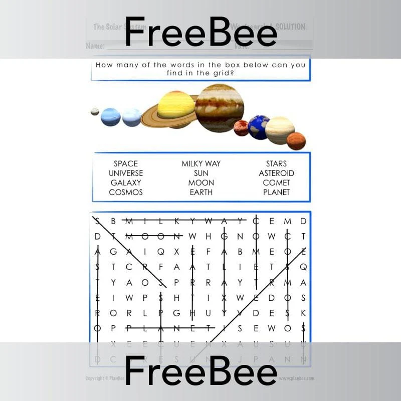 Solar System Word Search - Image 4