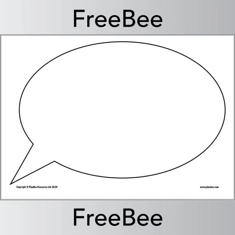 Speech Bubble Template