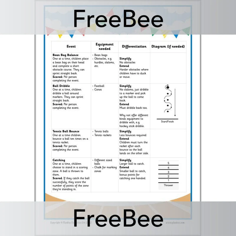 Sports Day Activities Ideas Pack - Image 3