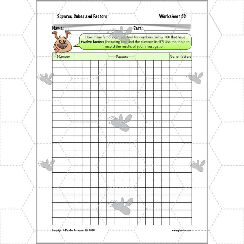 Squares, Cubes and Factors - Image 51