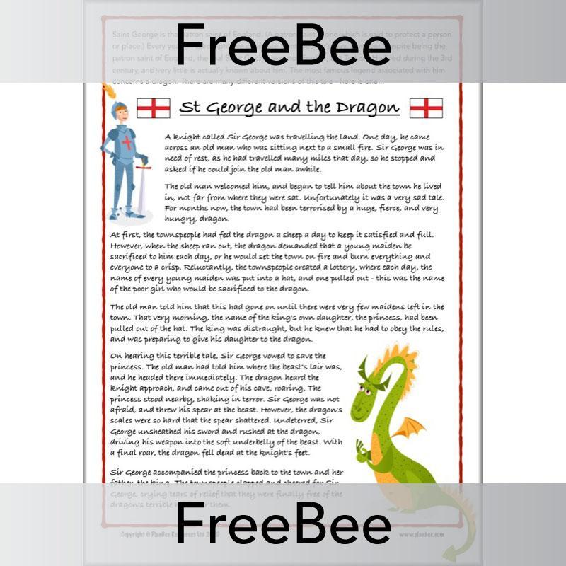 St George and the Dragon Story