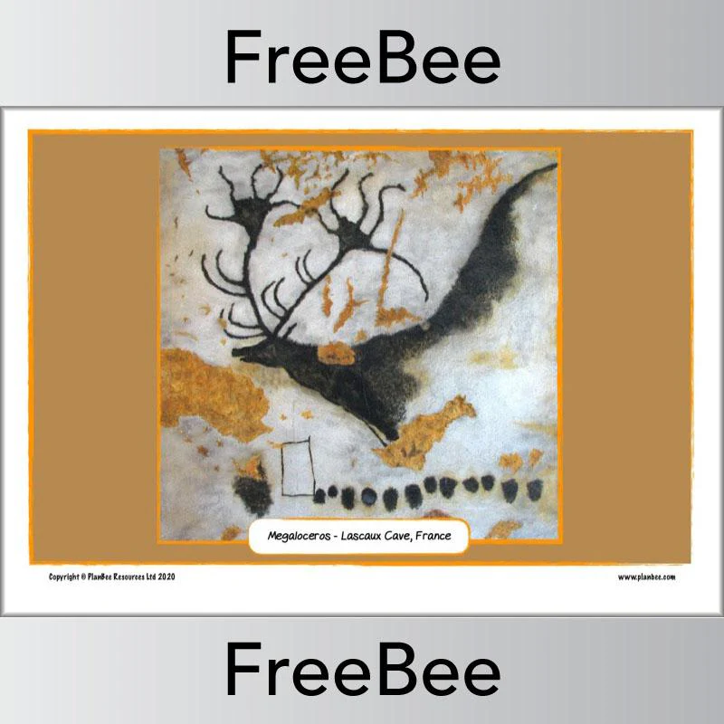 Stone Age Cave Paintings KS2 Display Cards - Image 10
