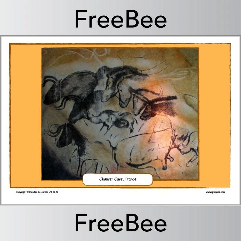 Stone Age Cave Paintings KS2 Display Cards - Image 4