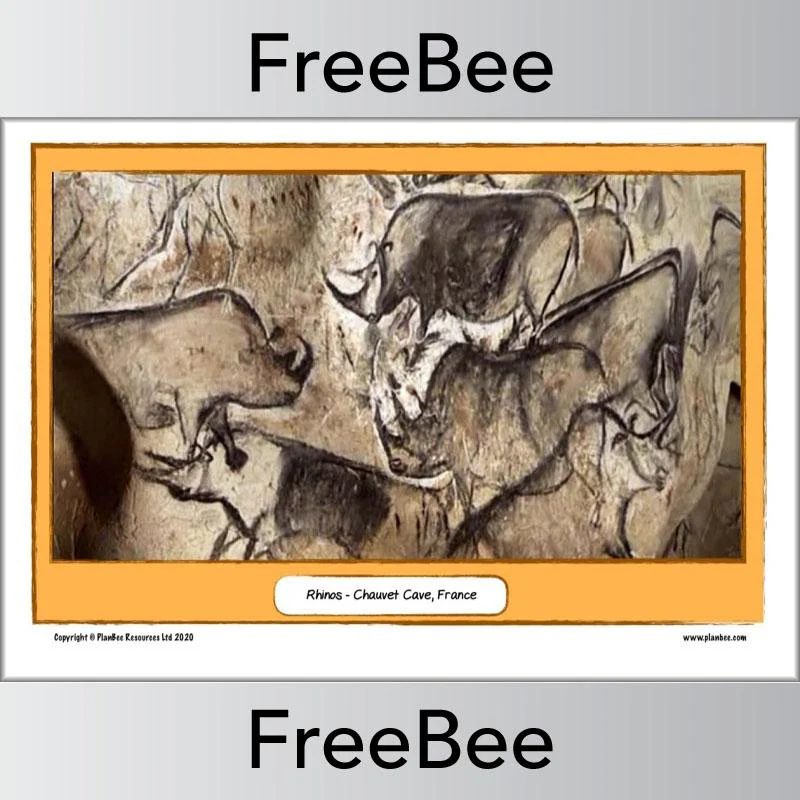 Stone Age Cave Paintings KS2 Display Cards - Image 5