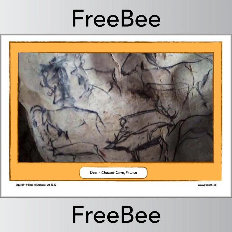 Stone Age Cave Paintings KS2 Display Cards - Image 6