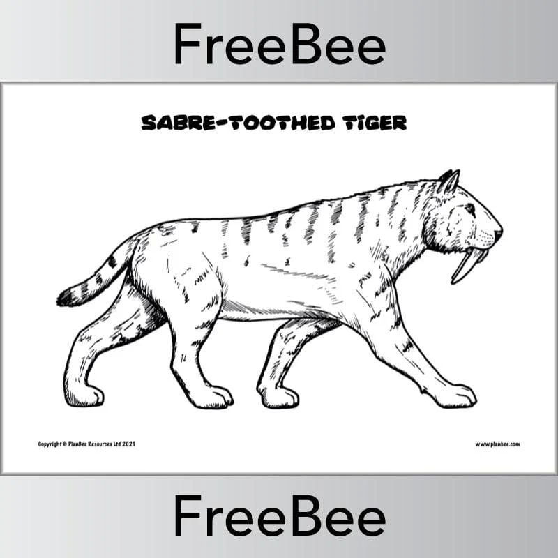 Stone Age Colouring Sheets - Image 6
