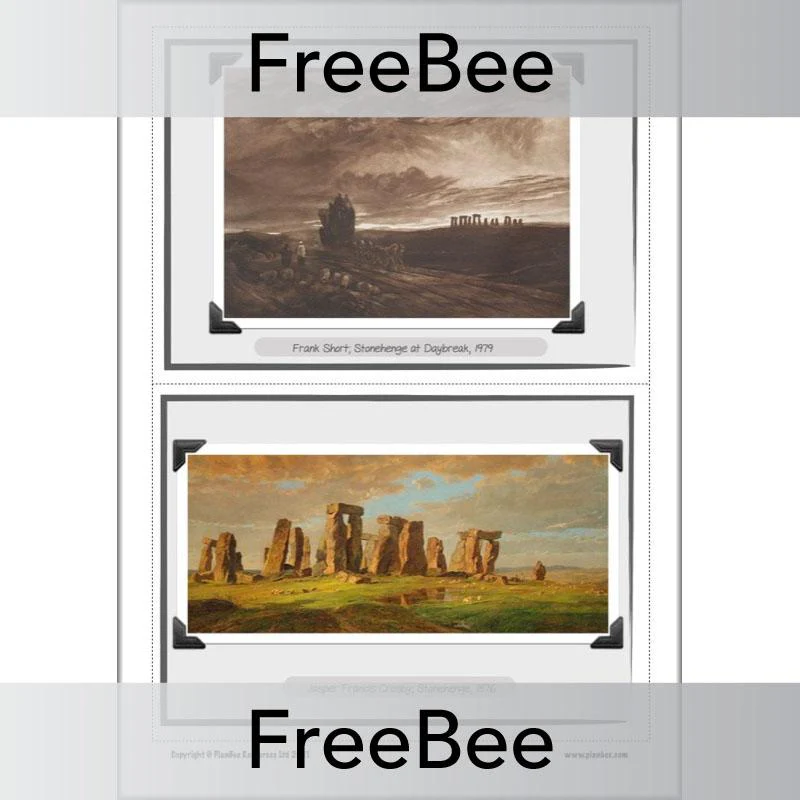 Stonehenge Art KS2 Picture Cards - Image 3