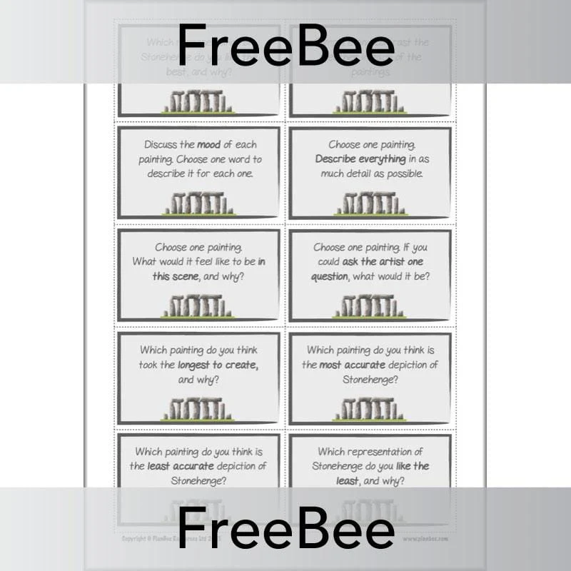 Stonehenge Art KS2 Picture Cards - Image 4