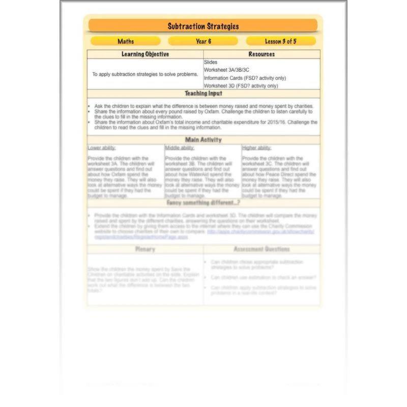 Subtraction Strategies - Image 43