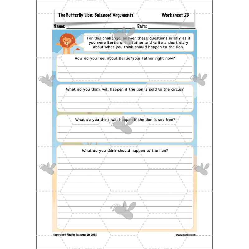 The Butterfly Lion: Balanced Arguments - Image 18