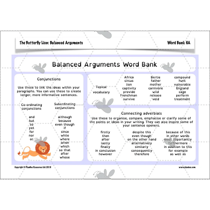 The Butterfly Lion: Balanced Arguments - Image 22