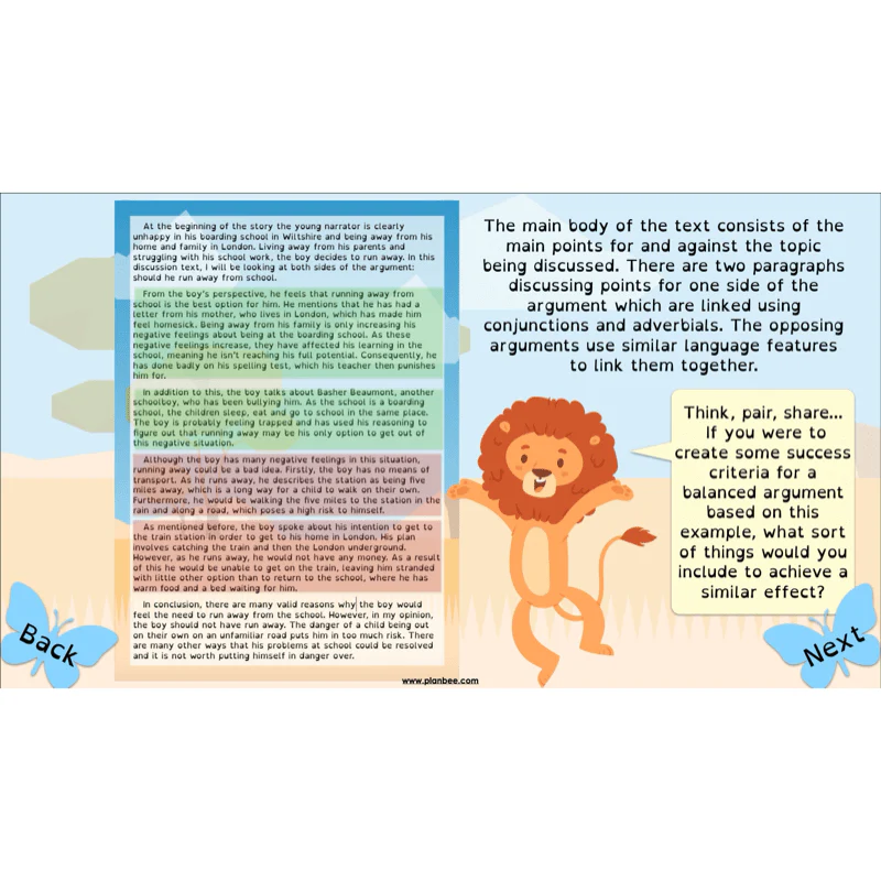 The Butterfly Lion: Balanced Arguments - Image 27