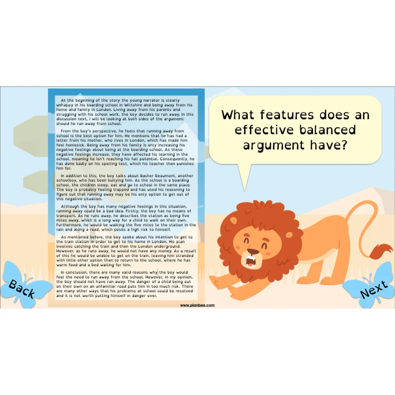 The Butterfly Lion: Balanced Arguments - Image 67