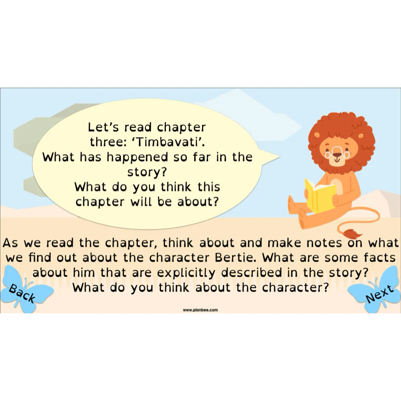 FREE Mini-scheme: The Butterfly Lion: Reading Skills - Image 22