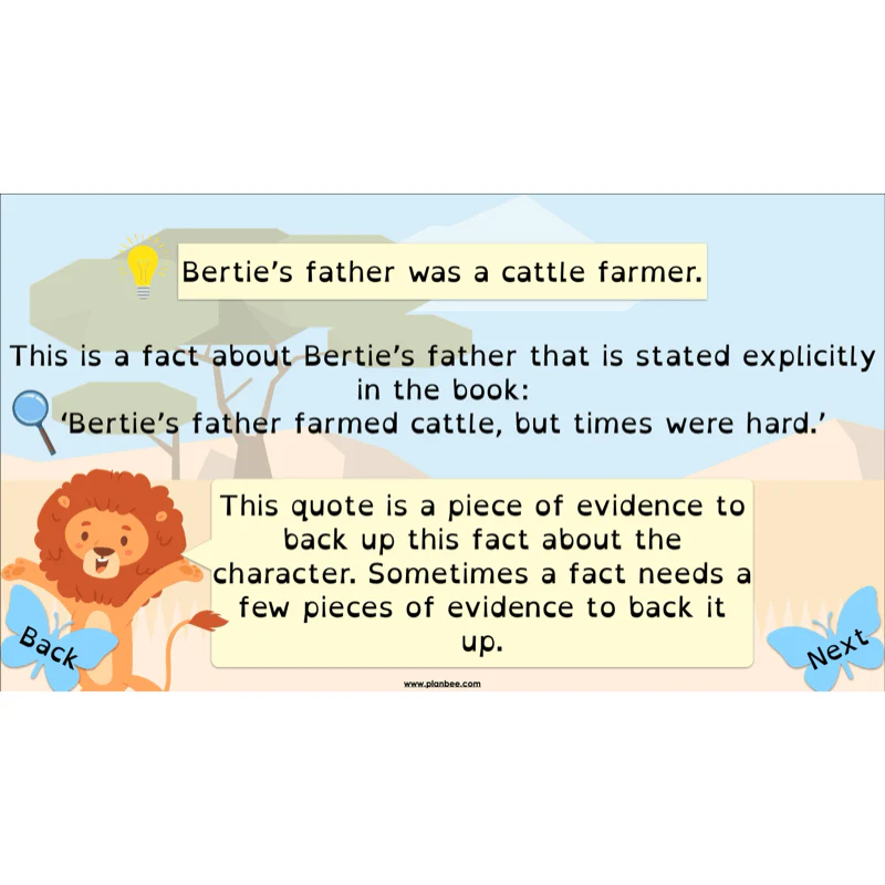 FREE Mini-scheme: The Butterfly Lion: Reading Skills - Image 23