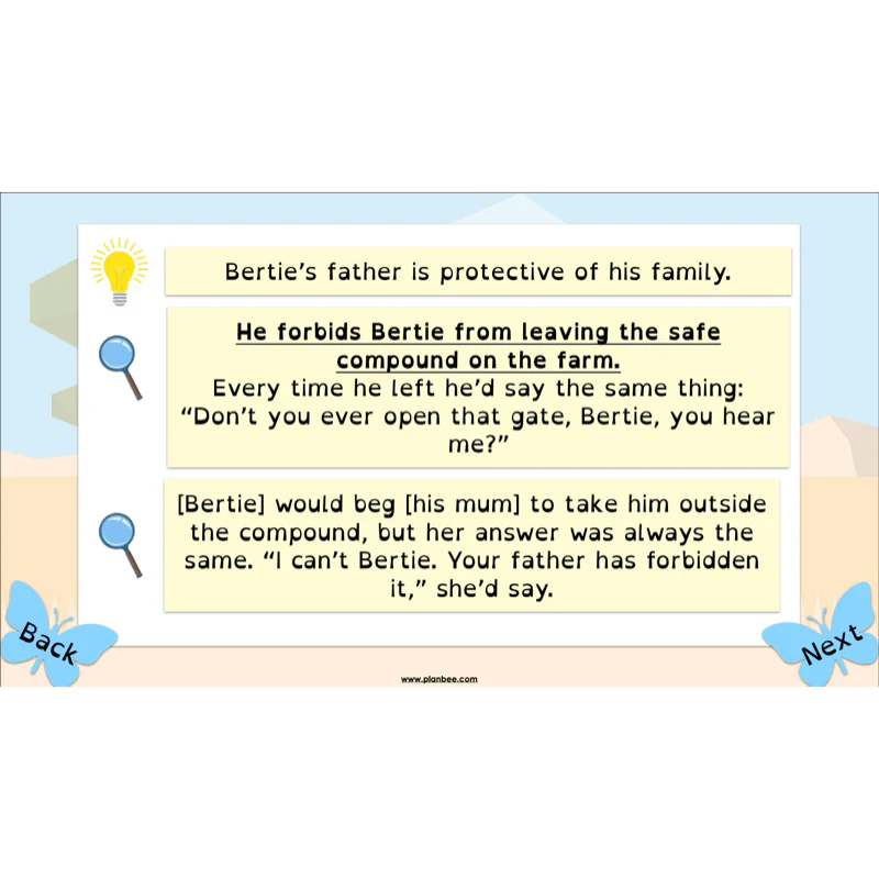 FREE Mini-scheme: The Butterfly Lion: Reading Skills - Image 24