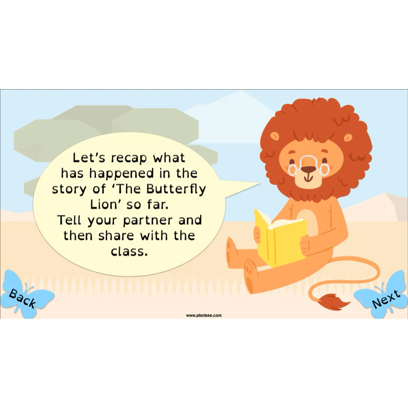 FREE Mini-scheme: The Butterfly Lion: Reading Skills - Image 3