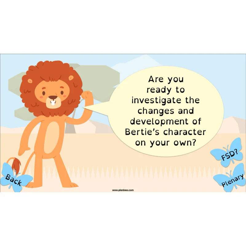 FREE Mini-scheme: The Butterfly Lion: Reading Skills - Image 33