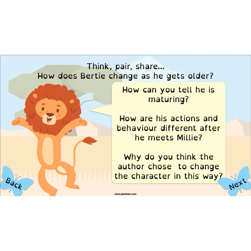 FREE Mini-scheme: The Butterfly Lion: Reading Skills - Image 8