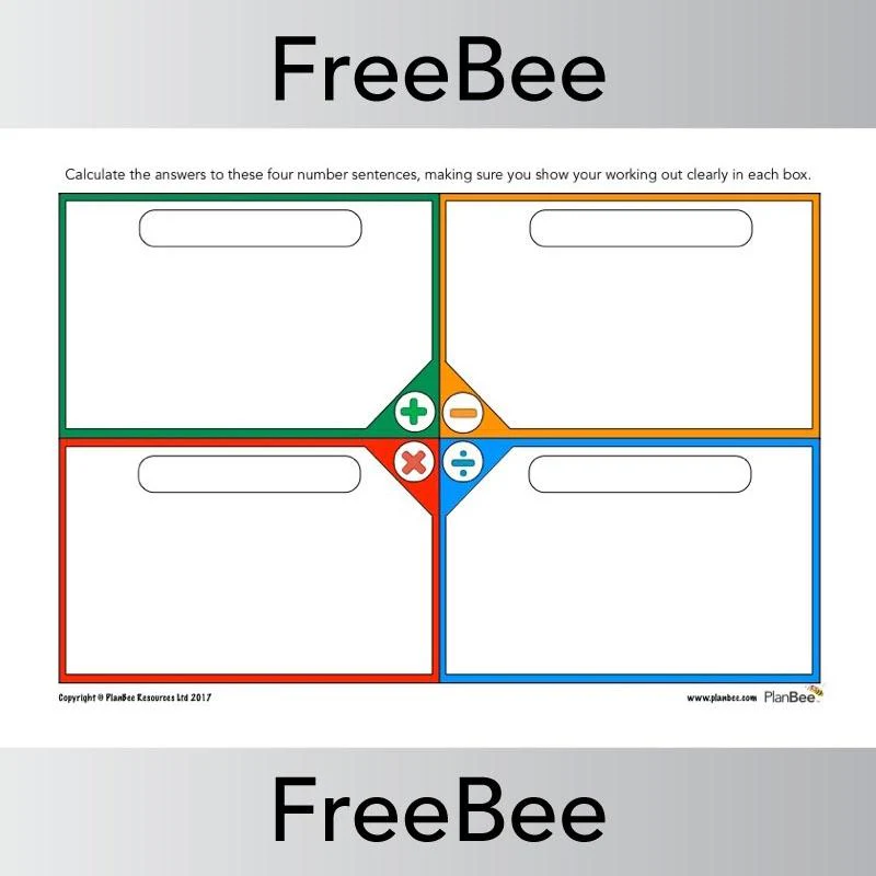 The Four Operations Check Grid - Image 2