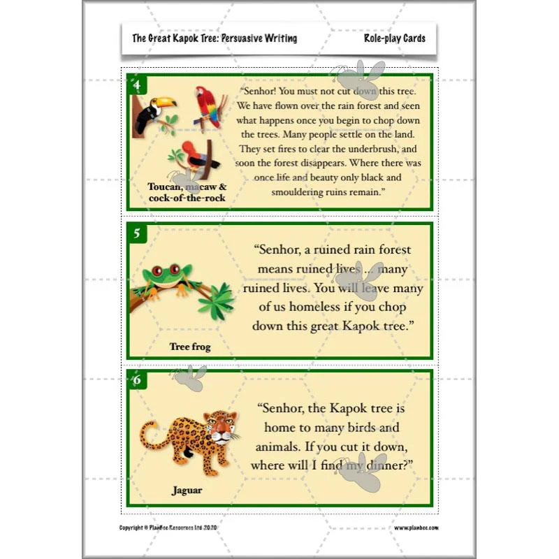 The Great Kapok Tree: Persuasive Writing - Image 27