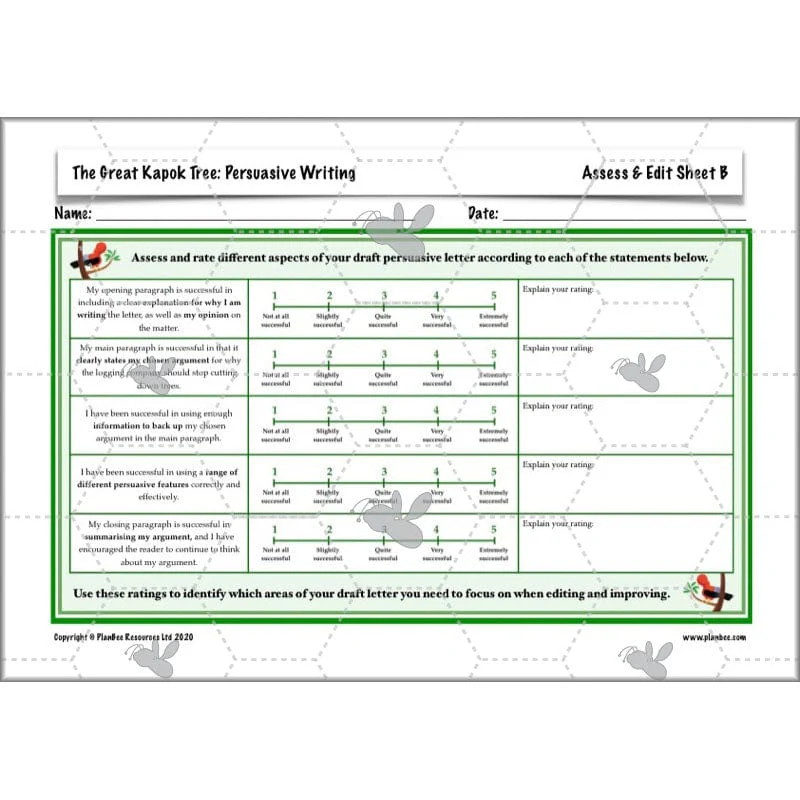 The Great Kapok Tree: Persuasive Writing - Image 58