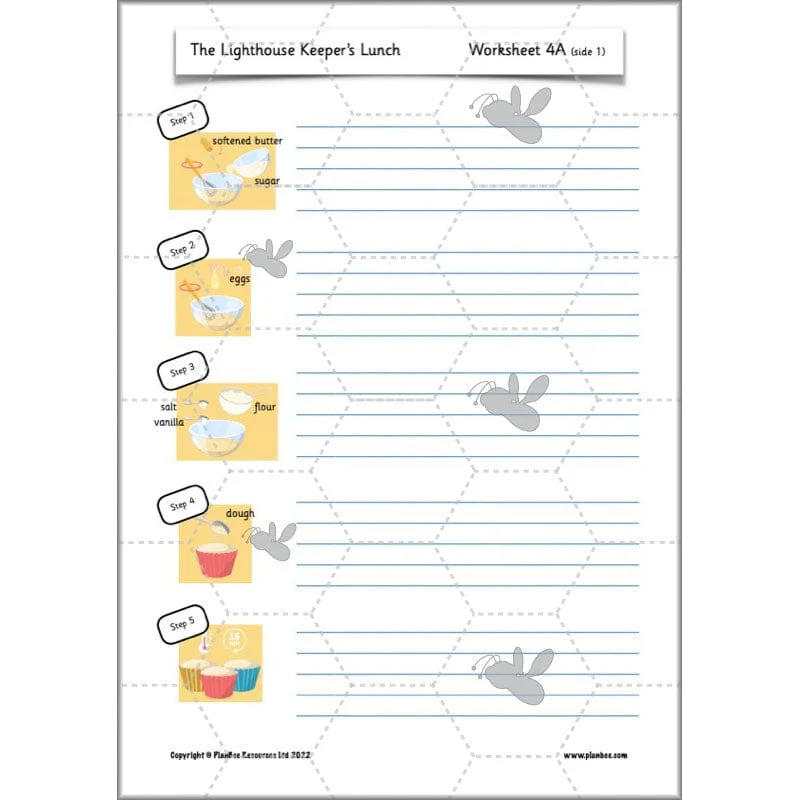 The Lighthouse Keeper's Lunch: Instructions - Image 12