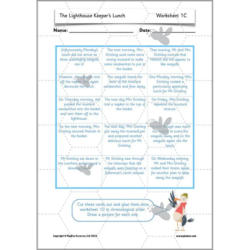 The Lighthouse Keeper's Lunch: Instructions - Image 23