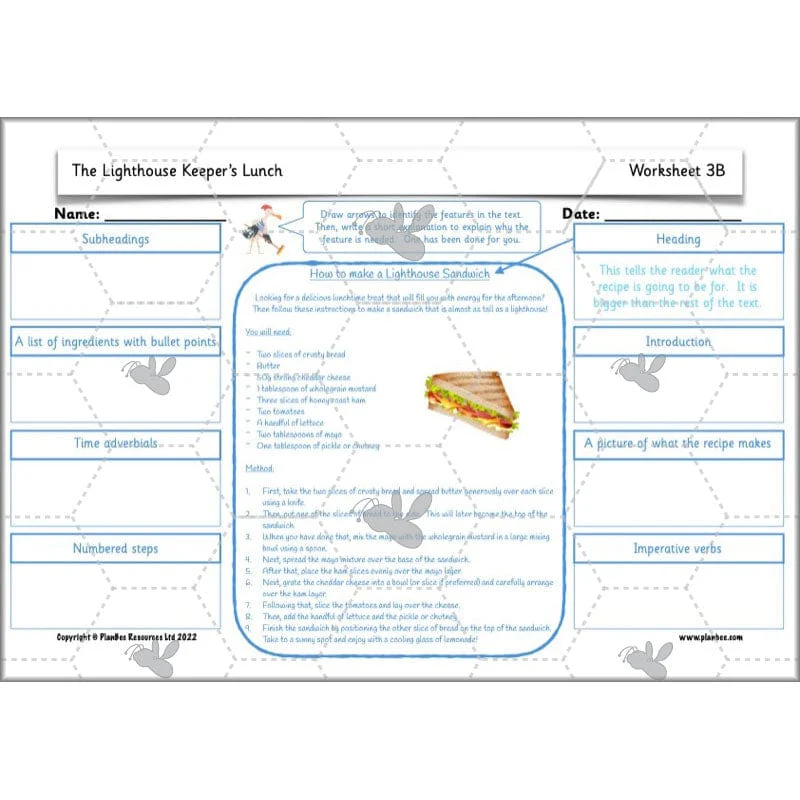 The Lighthouse Keeper's Lunch: Instructions - Image 39