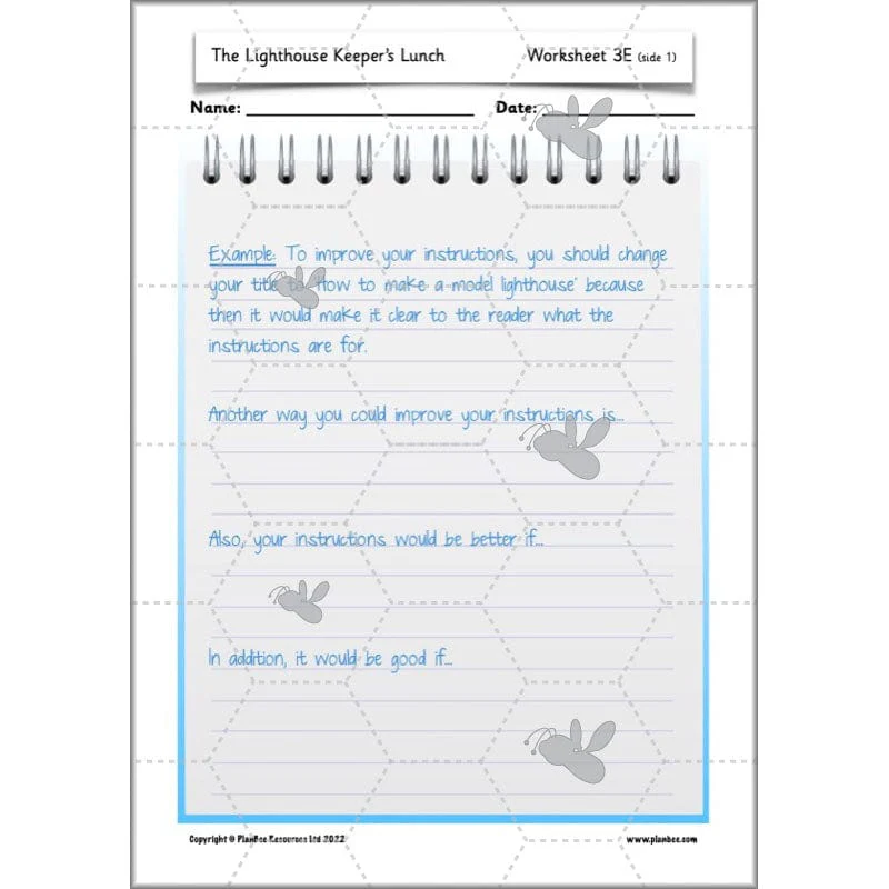 The Lighthouse Keeper's Lunch: Instructions - Image 40
