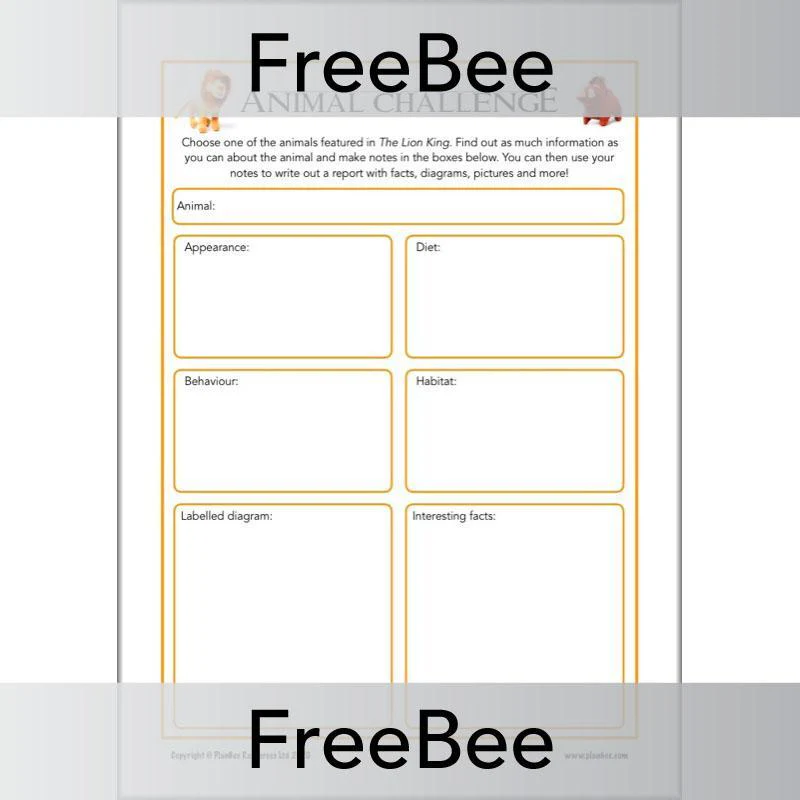 The Lion King Activity Sheets - Image 3