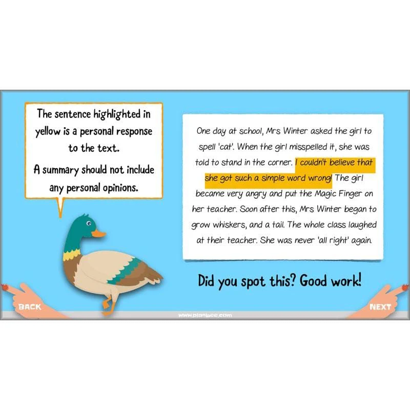 The Magic Finger: Reading Comprehension - Image 11