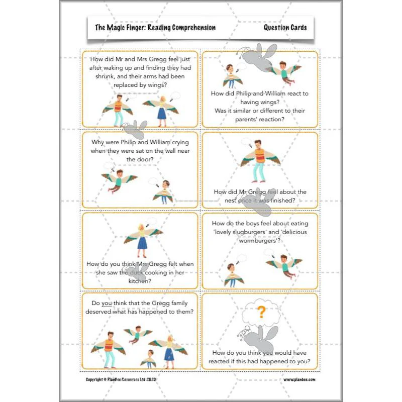 The Magic Finger: Reading Comprehension - Image 13