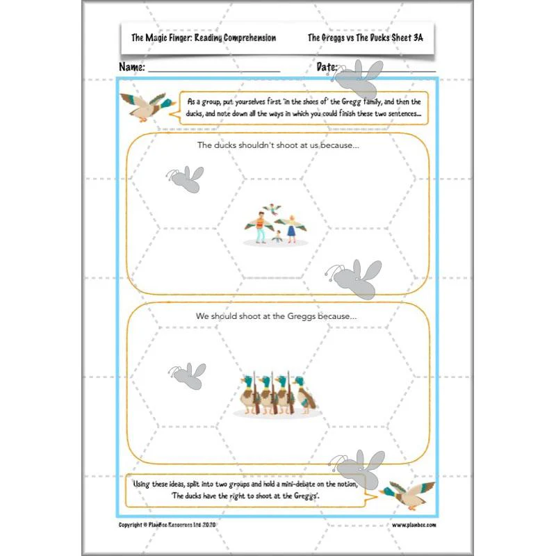 The Magic Finger: Reading Comprehension - Image 15