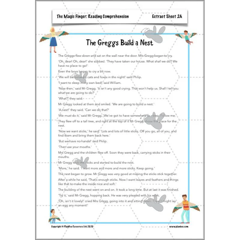 The Magic Finger: Reading Comprehension - Image 32