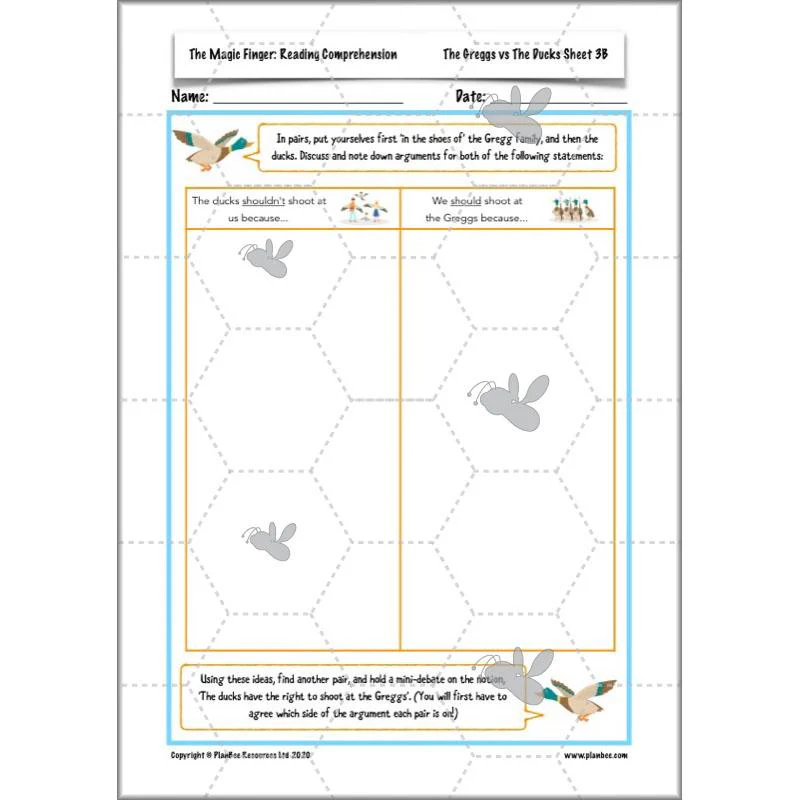 The Magic Finger: Reading Comprehension - Image 41