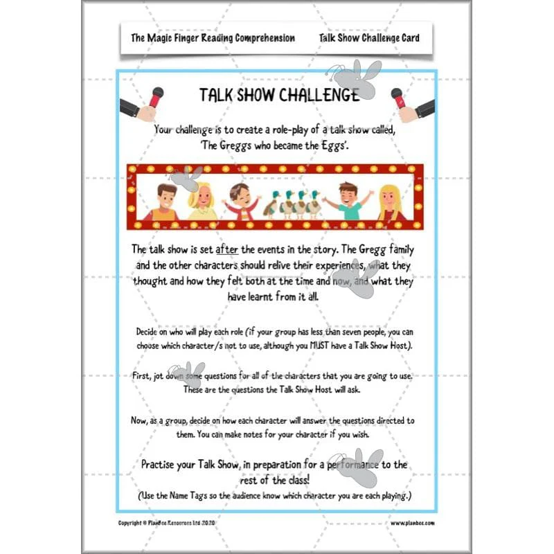 The Magic Finger: Reading Comprehension - Image 49