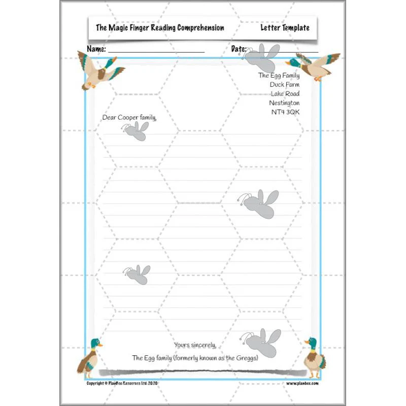 The Magic Finger: Reading Comprehension - Image 58
