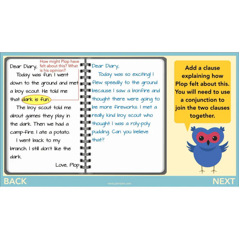 FREE Mini-scheme: The Owl Who was Afraid of the Dark: Diary Entries - Image 24