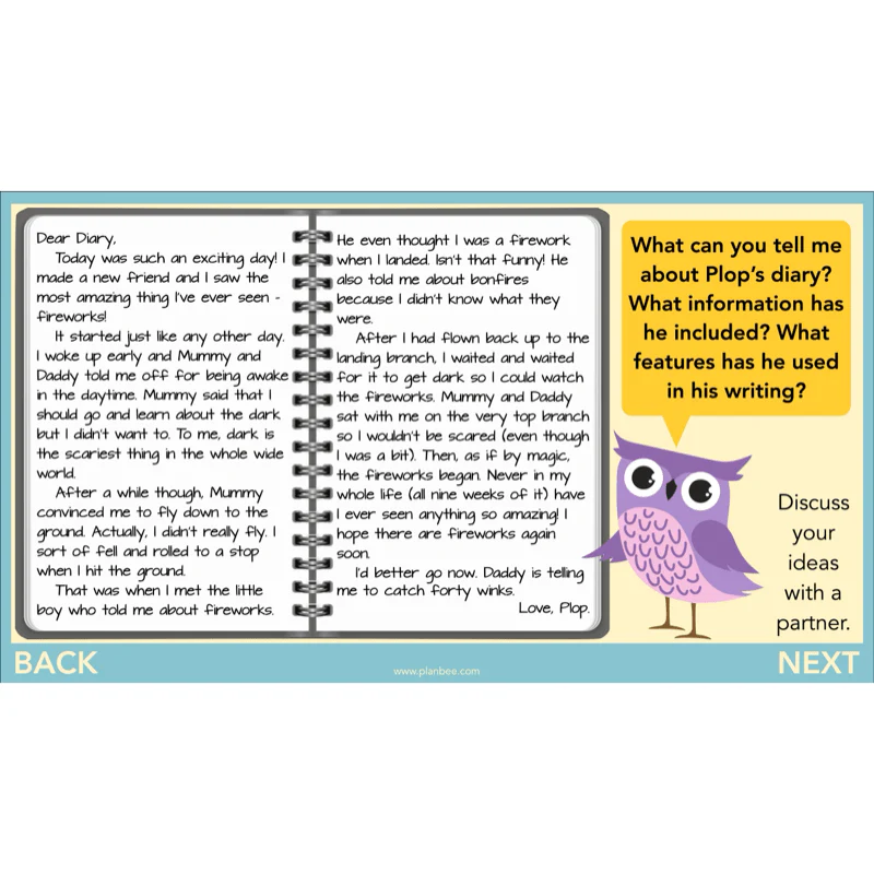 FREE Mini-scheme: The Owl Who was Afraid of the Dark: Diary Entries - Image 4