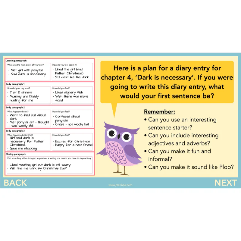 FREE Mini-scheme: The Owl Who was Afraid of the Dark: Diary Entries - Image 7