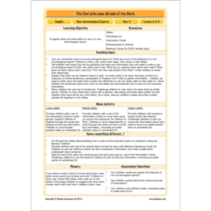 The Owl who was Afraid of the Dark: Non-chronological Reports - Image 32